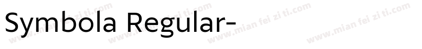 Symbola Regular字体转换